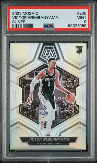 2023 Panini Mosaic SILVER #238 Victor Wembanyama front