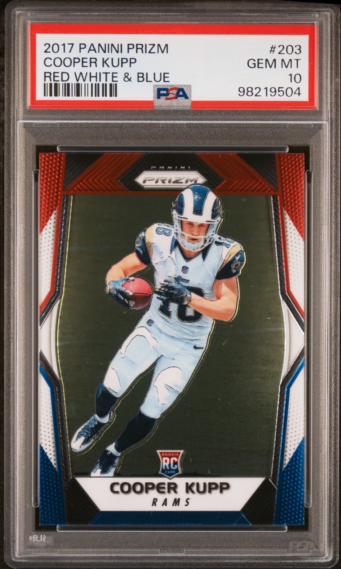 2017 #203 Cooper Kupp PSA 10 Panini Prizm