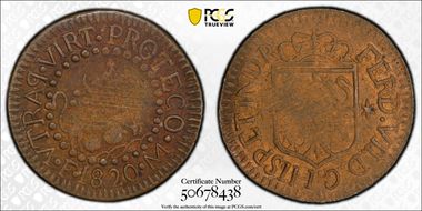 1820-M F Octavo AU55BN