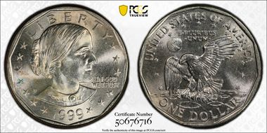 1999-P SBA$1 MS65