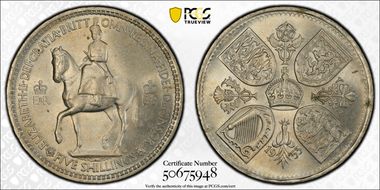 1953 Crown S-4136 Coronation MS65