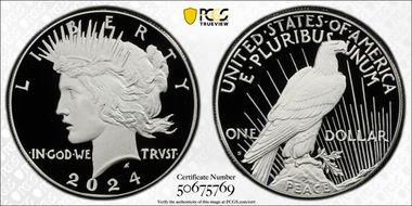 2024-S $1 Peace Dollar First Strike PR70DCAM