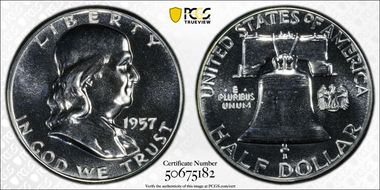 1957 50C PR66
