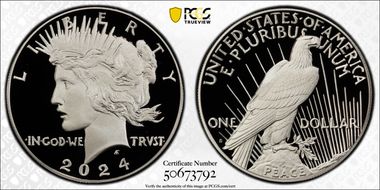 2024-S $1 Peace Dollar First Strike PR69DCAM