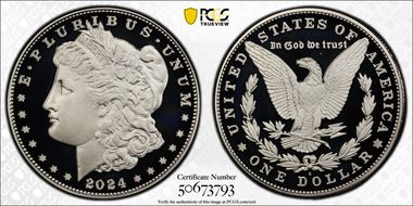 2024-S $1 Morgan Dollar First Strike PR70DCAM