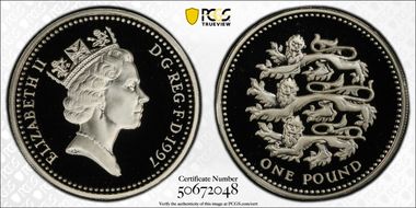 1997 £1 S-J12 English Design Ag PR69DCAM