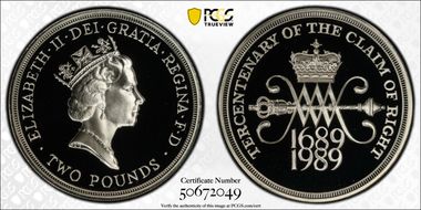 1989 £2 S-K3 Claim of Rights Ag PR69DCAM