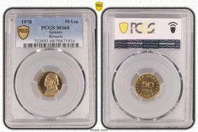 1978 50 Lep Botsaris KM-115 MS68