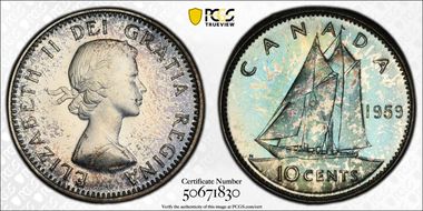 1959 10C MS65
