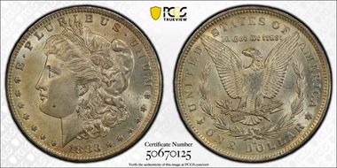 1883-O $1 MS62