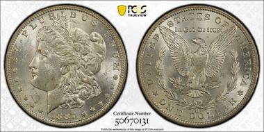 1887-O $1 MS62