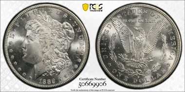 1889-S $1 MS65