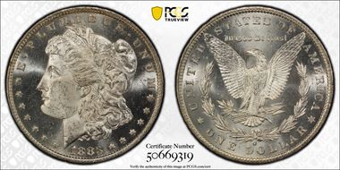 1883-O $1 MS64PL