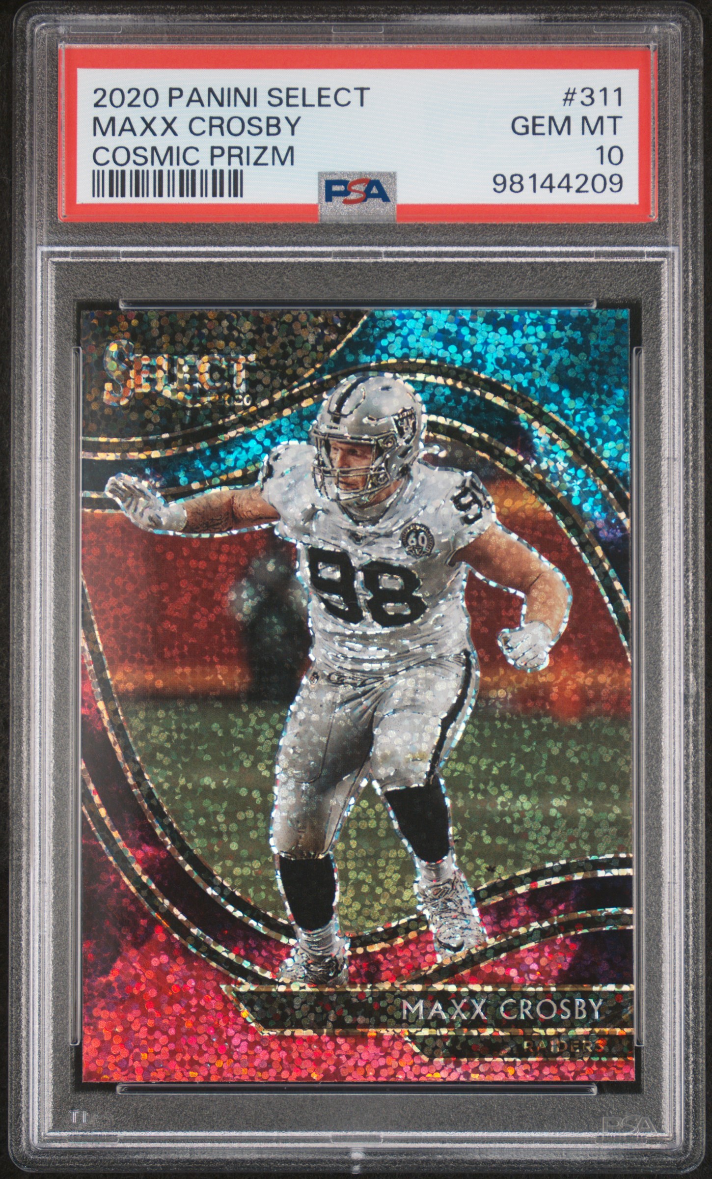 2020 #311 Maxx Crosby PSA 10 Panini Select