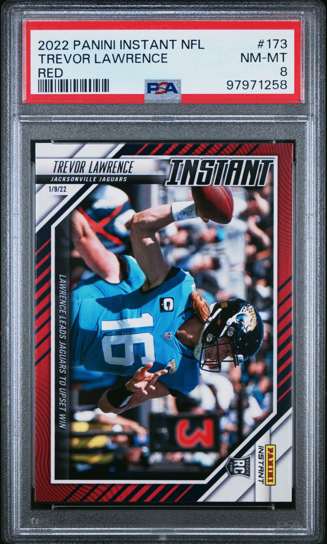 2022 Panini PANINI INSTANT NFL RED #173 Trevor Lawrence front