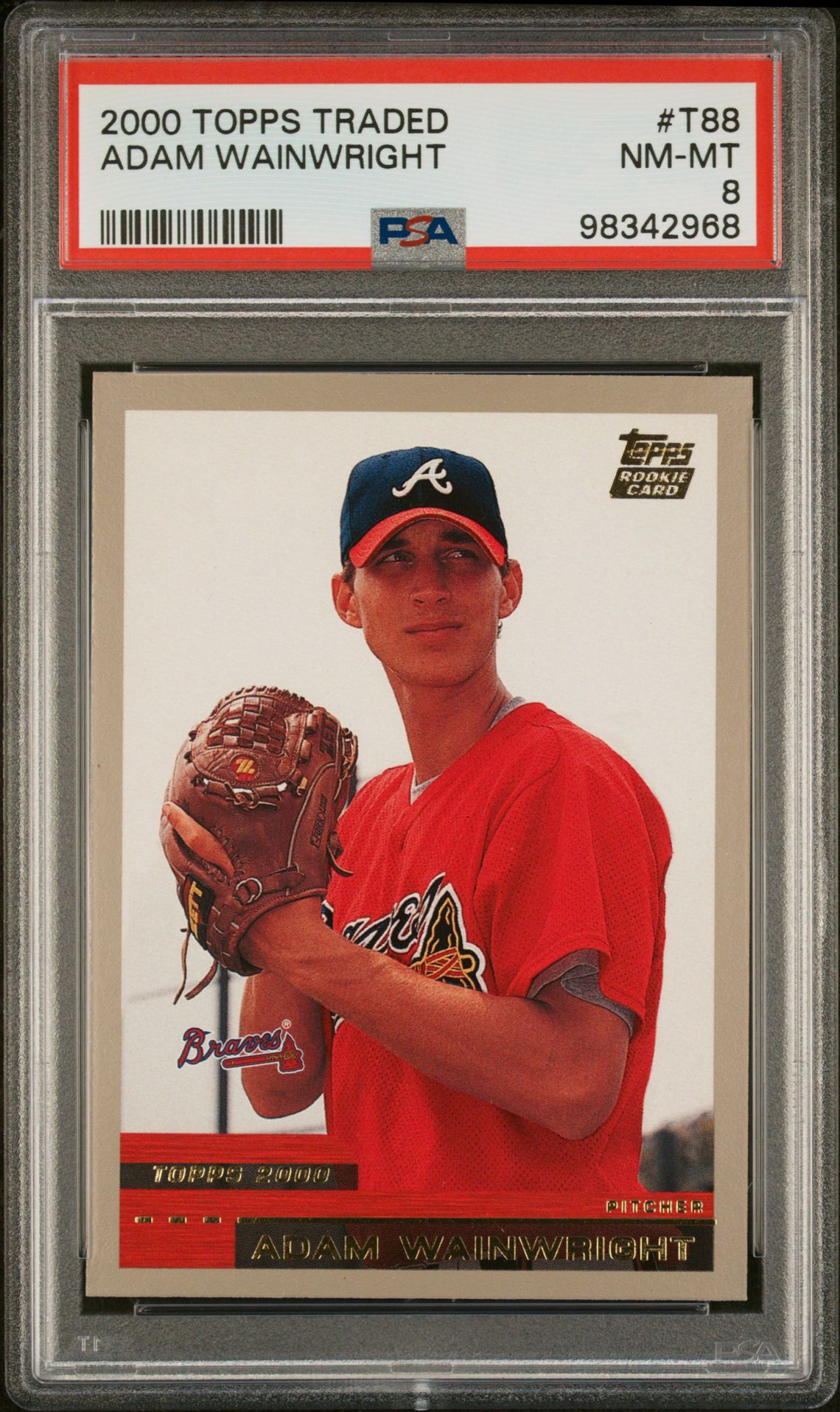 2000 Topps Topps Traded #T88 Adam Wainwright front