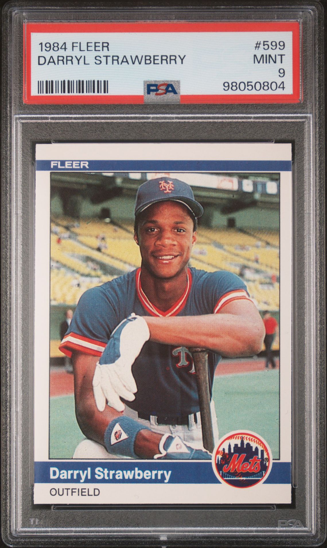 1984 Fleer FLEER #599 Darryl Strawberry front