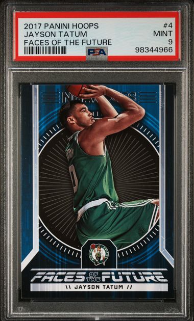 2017 Panini FACES OF THE FUTURE #4 Jayson Tatum front