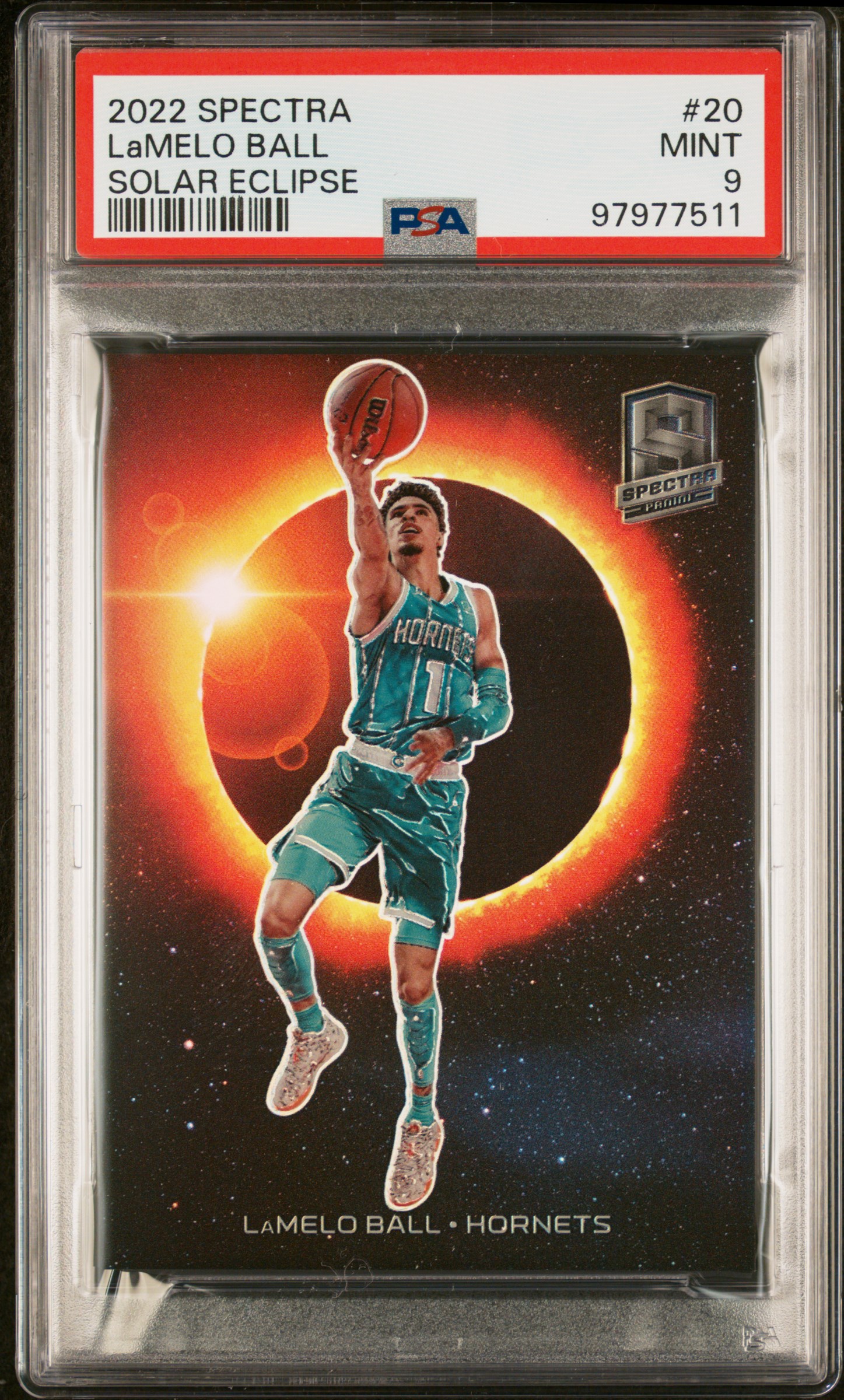 2022 Panini Spectra Solar Eclipse Lamelo Ball #20 Mint 9 front