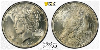 1923 $1 MS64