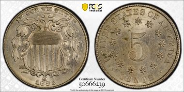 1883 5C RPD, FS-311 Shield AU58