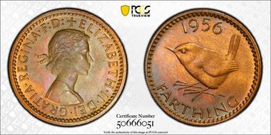 1956 1/4D S-4159 MS65RB