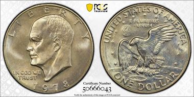 1978 $1 MS66+
