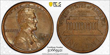 1962-D 1C AU53BN
