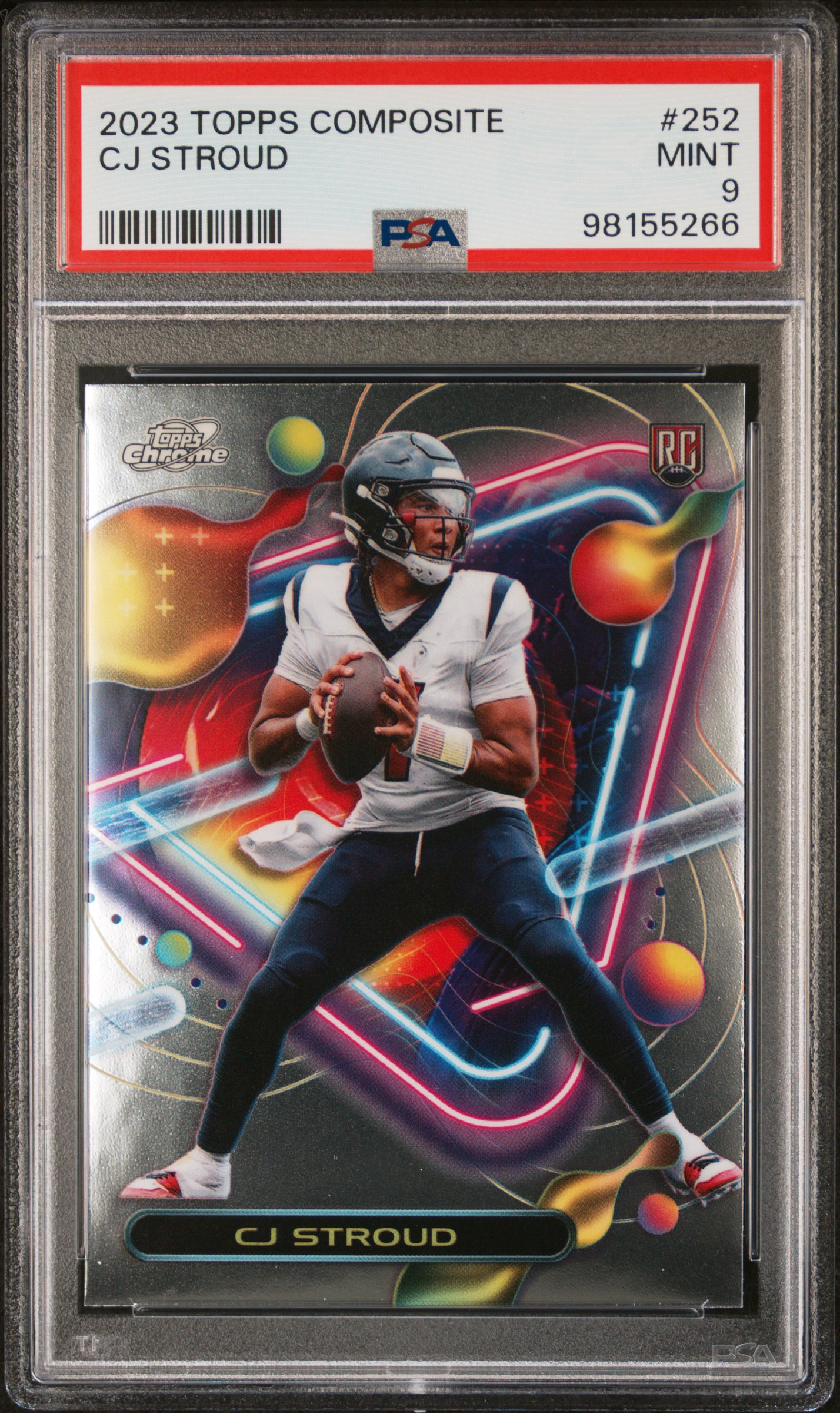 2023 Topps Composite Cj Stroud #252 Mint 9 front