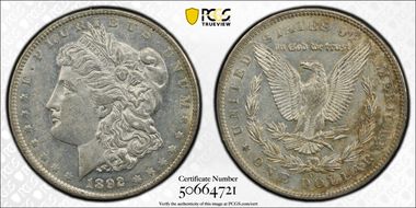 1892-O $1 AU55