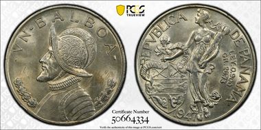 1947 Balboa KM-13  Ag MS63