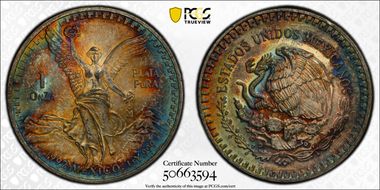 1992-Mo Onza Libertad Ag MS62