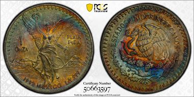 1992-Mo Onza Libertad Ag MS62