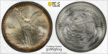 1994-Mo Onza Libertad Ag MS68