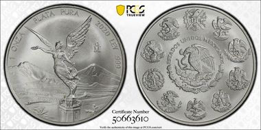 2000-Mo Onza Libertad Ag MS67