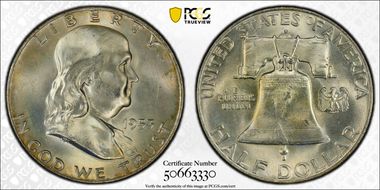 1953-D 50C MS65FBL