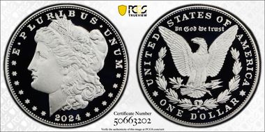2024-S $1 Morgan Dollar First Strike PR70DCAM