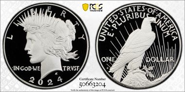 2024-S $1 Peace Dollar First Strike PR70DCAM