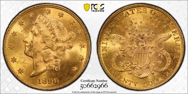 1890 $20 MS63