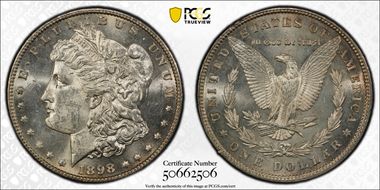 1898 $1 MS62