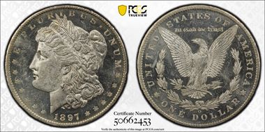 1897-O $1 MS62PL