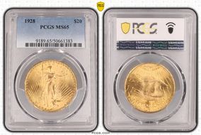 1928 $20 MS65