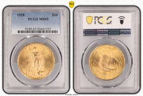 1928 $20 MS65