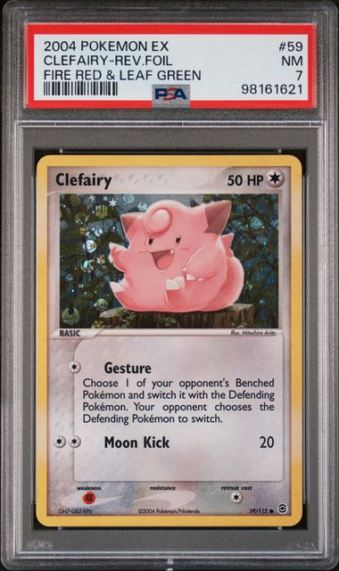 2004 Pokemon Leaf Firered &Leafgreen Green #59 Clefairy front