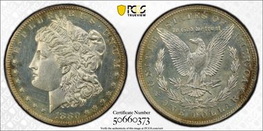 1880 $1 PR62