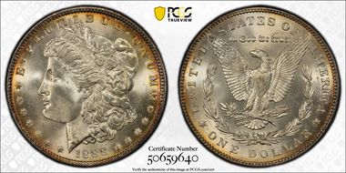 1888 $1 MS66