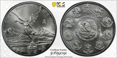 2010-Mo Onza Libertad Ag MS70