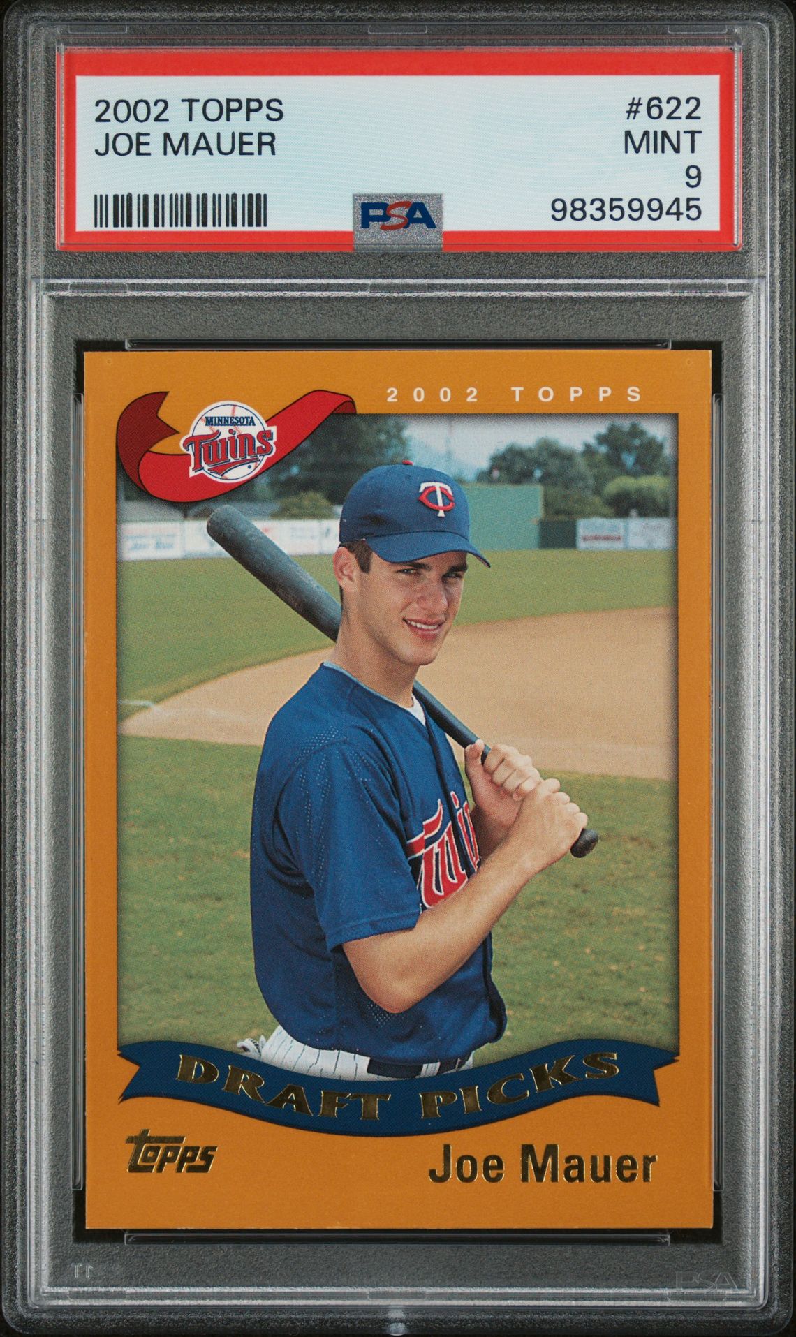 2002 Topps #622 Joe Mauer front