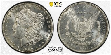 1890-CC $1 MS62