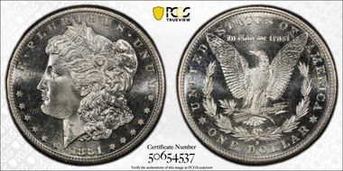 1881-S $1 MS67